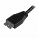 USB-kaabel-Mikro USB Startech USB3AUB15CMS         Must