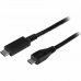 Adaptador USB C para Micro USB 2.0 Startech USB2CUB1M USB C Preto 1 m