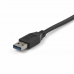 Кабел USB A към USB C Startech USB31AC1M            Черен