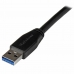 USB A till USB B Kabel Startech USB3SAB5M Svart