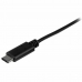 Cablu USB A la USB C Startech USB2AC1M             USB C Negru