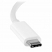 Adapter USB C na DVI Startech CDP2DVIW             Biały