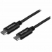 Kabel USB C Startech USB2CC50CM           0,5 m Černý