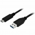 Kabel USB A na USB C Startech USB315AC1M           Czarny