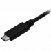 Cabo USB A para USB C Startech USB315AC1M           Preto