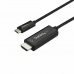 USB C–HDMI Adapter Startech CDP2HD1MBNL          Fekete 1 m