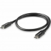 Cablu USB-C Startech USB2C5C50CM Alb Negru 50 cm