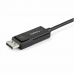 Adaptador USB C para DisplayPort Startech CDP2DP1MBD           Preto 1 m