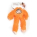 Jouet pour chien en peluche Gloria Kikazaru 11 x 44 x 45 cm Singe Orange