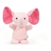 Plush legetøj til hunde Gloria Hoa 20 cm Pink Elefant