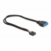 USB Cable DELOCK 83281 30 cm Черен