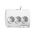 Multipresa 5 Prese con Interruttore Ewent EW3932 1,5 m 2 x USB 2,1 A 2500W Bianco