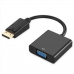 DisplayPort til VGA-adapter Ewent EC1454 Svart