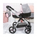 Voziček za punčke Reig Stule Pram Siva 63 cm