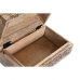 Kutija za nakit DKD Home Decor Smeđa Drvo Manga Tamno smeđi 23 x 15 x 15 cm (2 kom.)