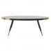 Hoofdtafel DKD Home Decor Zwart Gouden Kristal Staal 110 x 50 x 41,5 cm