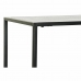 Console DKD Home Decor 110 x 25 x 84 cm Noir Doré Aluminium Plastique