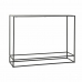 Consolă DKD Home Decor 110 x 25 x 84 cm Negru Auriu* Aluminiu Plastic