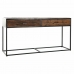 Entremøbel DKD Home Decor 8424001772179 Svart Flerfarget Naturell Mørkebrunt Metall Resikulert Tre Treverk av mangotre 150 x 43 