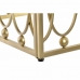 Mesa de apoio DKD Home Decor Espelho Dourado Metal MDF (57 x 57 x 52 cm)