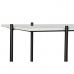 Console DKD Home Decor Black Metal White Marble Modern (120 x 40 x 80 cm)