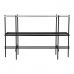 Consolă DKD Home Decor Negru Metal Alb Marmură Modern (120 x 40 x 80 cm)