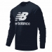 Herensweater zonder Capuchon New Balance MT03560 Navy