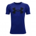 Kortærmet T-shirt til Mænd Under Armour Tech Big Logo Blå