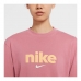 Camiseta de Manga Larga de Mujer Nike Crew Rosa
