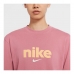 Langarmet t-skjorte for Kvinner Nike Crew Rosa