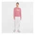 Langarmet t-skjorte for Kvinner Nike Crew Rosa