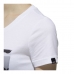 Camisola de Manga Curta Mulher Adidas Boxed Camo Branco