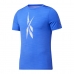 Heren-T-Shirt met Korte Mouwen Reebok Workout Ready Activchill Blauw