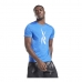 Heren-T-Shirt met Korte Mouwen Reebok Workout Ready Activchill Blauw