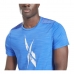 Camisola de Manga Curta Homem Reebok Workout Ready Activchill Azul