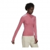 Langarmet T-skjorte til Kvinner Adidas 3/4 Hyperglam W Rosa
