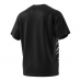 Heren-T-Shirt met Korte Mouwen Adidas Giant Logo Zwart