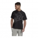 Heren-T-Shirt met Korte Mouwen Adidas Giant Logo Zwart