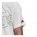 Moška Majica s Kratkimi Rokavi Adidas Giant Logo Bela