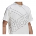 Tricou cu Mânecă Scurtă Bărbați Adidas Giant Logo Alb