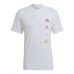 Heren-T-Shirt met Korte Mouwen Adidas Essentials Gradient Wit