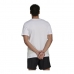Kortarmet T-skjorte til Menn Adidas Essentials Gradient Hvit