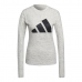 Dames T-shirt lange mouwen Adidas Icons Winners 2.0 Wit