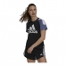 Női rövidujjú póló Adidas Sportswear Colorblock Fekete