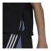 Футболка с коротким рукавом женская Adidas Sportswear Colorblock Чёрный