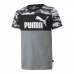 Kinder-T-Shirt met Korte Mouwen Puma ESS+ Camo Zwart