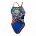 Fato de Banho Mulher Speedo Placement Ribbonback Azul