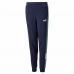 Pantalon de Trening pentru Copii Puma Essential+ Colorblock B Albastru închis