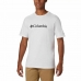 Heren-T-Shirt met Korte Mouwen Columbia  Basic Logo Wit Mannen