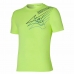 Pánske tričko s krátkym rukávom Mizuno Core Tee Limetková zelená